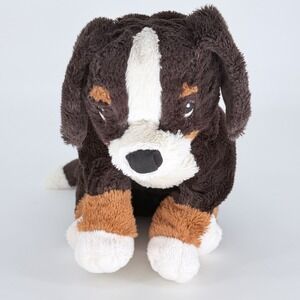 IKEA Hoppig Bernese Mountain Dog Plush 15" Puppy Stuffed Animal Brown Retired